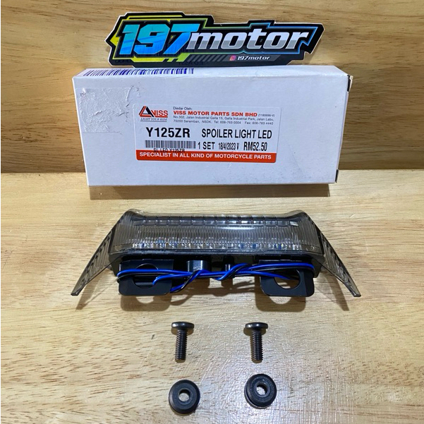 lampu behel belakang yamaha 125zr warna merah