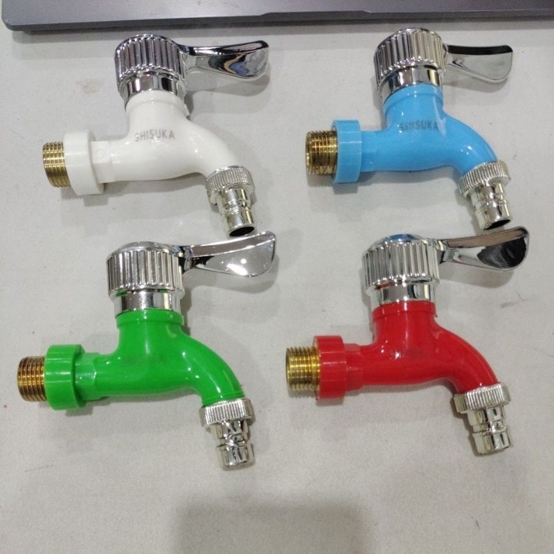 SHISUKA  Kran taman PVC Engkol / SHISUKA Kran taman Engkol PVC