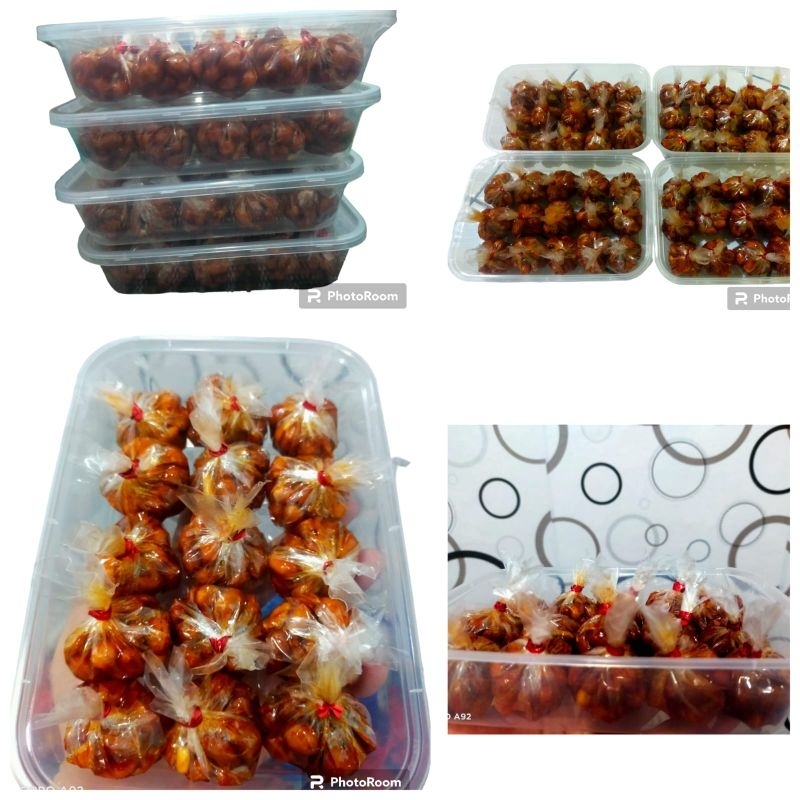 

kacang balado madumongso pedas manis enak halal renyah gurih kemasan box 500ml isi 15pcs