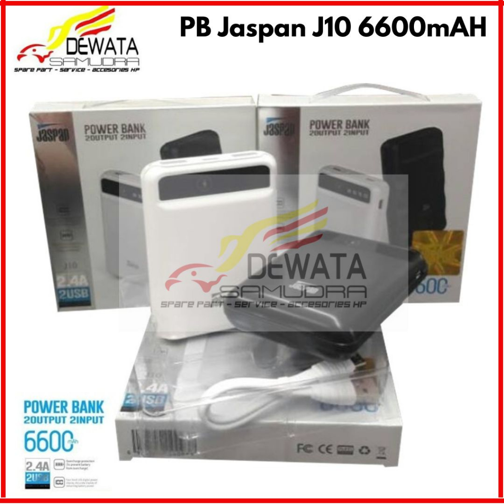 PB - Powerbank Jaspan J10 6600MAH