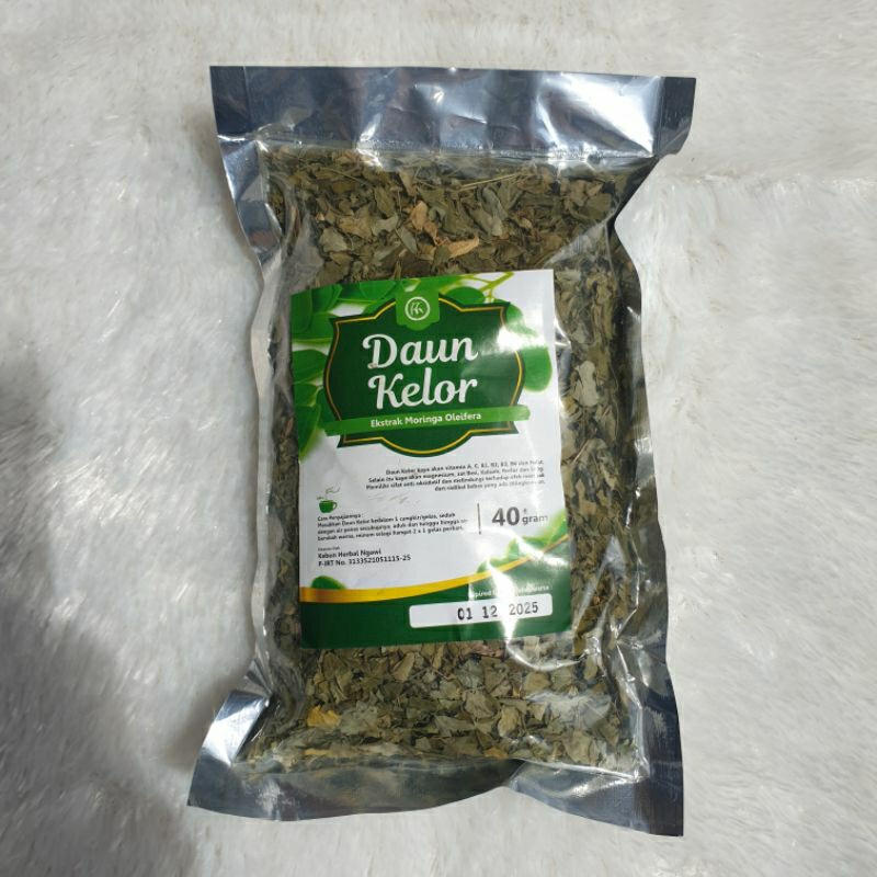 

Daun Kelor Kering Kemasan Pouch | Serbuk Daun Kelor