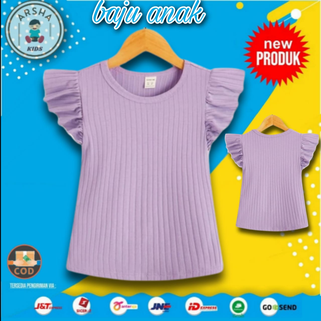 Baju anak perempuan 1-5 tahun lekbong renda atasan baju anak perempuan dress dres anak perempuan