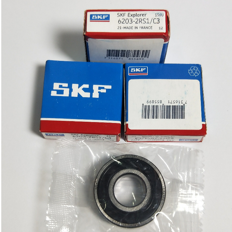 Bearing 6203RSH RS C3 SKF France Tutup Karet 6203 2RSH