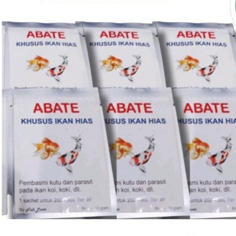 Abate 10gr obat ikan hias pembasmi kutu dan parasit ikan koki koi dll