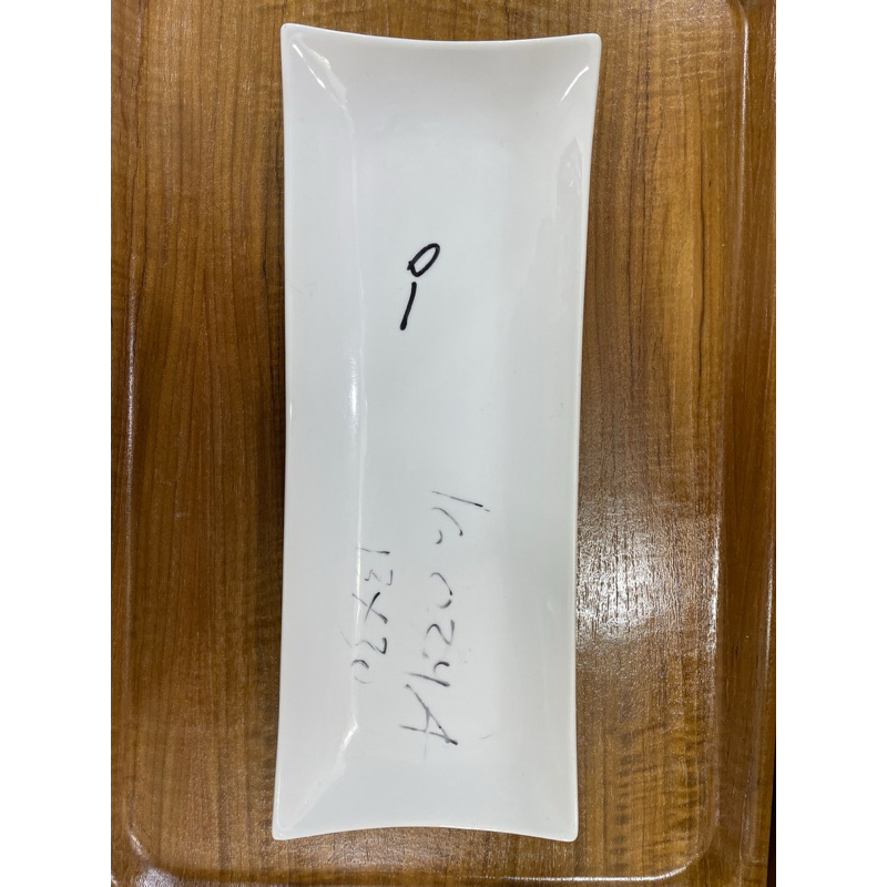 Piring sushi Segi Panjang 14,5” | Piring Keramik Segi Panjang