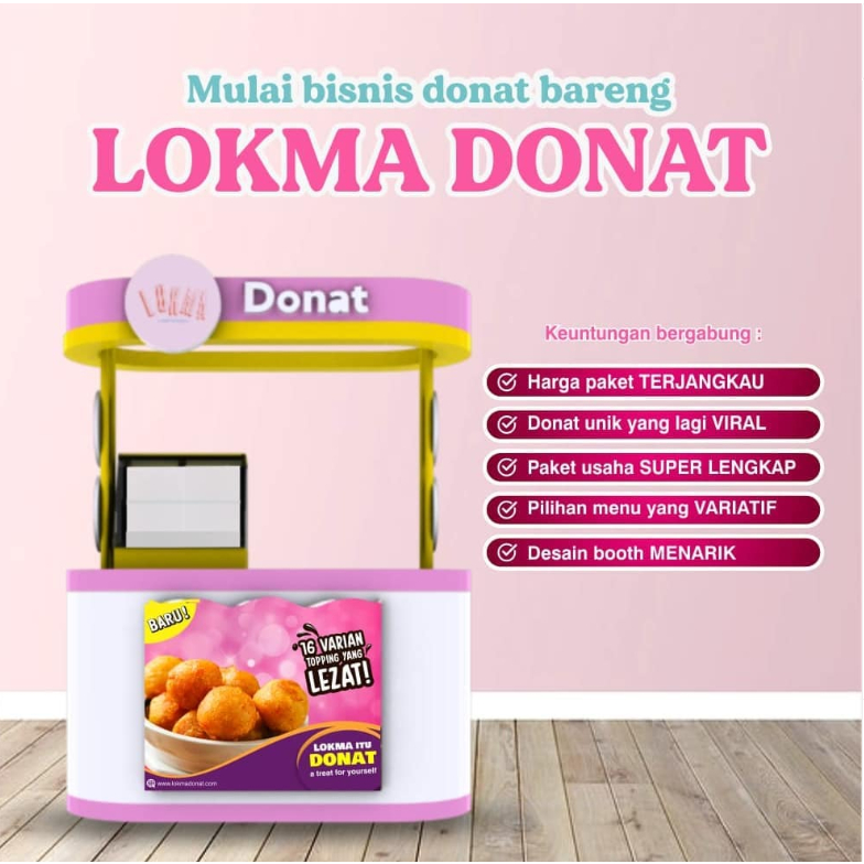 

Paket Usaha Franchise Lengkap LOKMA DONUT HEMAT