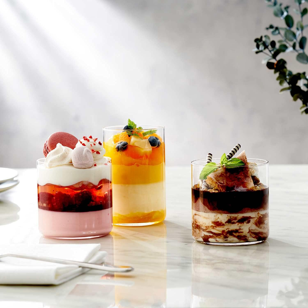 Gelas Kaca Microwave Safe Gelas Dessert Kaca Cafe Gelas Estetik Puding