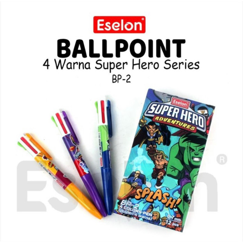 

PULPEN CETEK 4 WARNA SUPER HERO | BULPEN CETEK 4 WARNA SUPERHERO