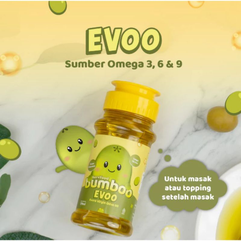 

Bumboo Evo/Minyak Bahan Alami Bernutrisi/Minyak MPASI 100ml