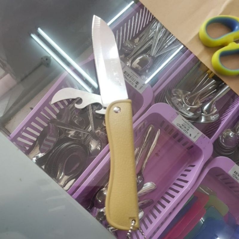 Pisau Lipat Import YH K5 Coklat