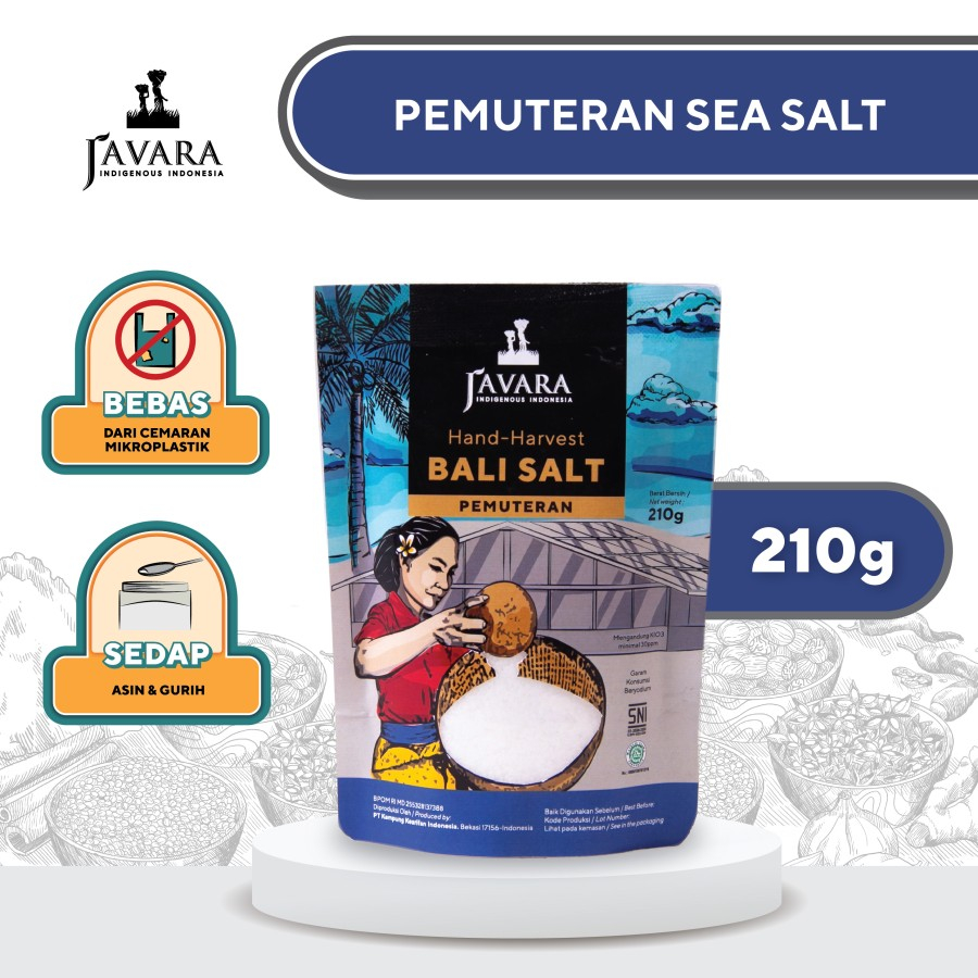 

Garam Laut Murni Javara Pemuteran Sea Salt 210 g