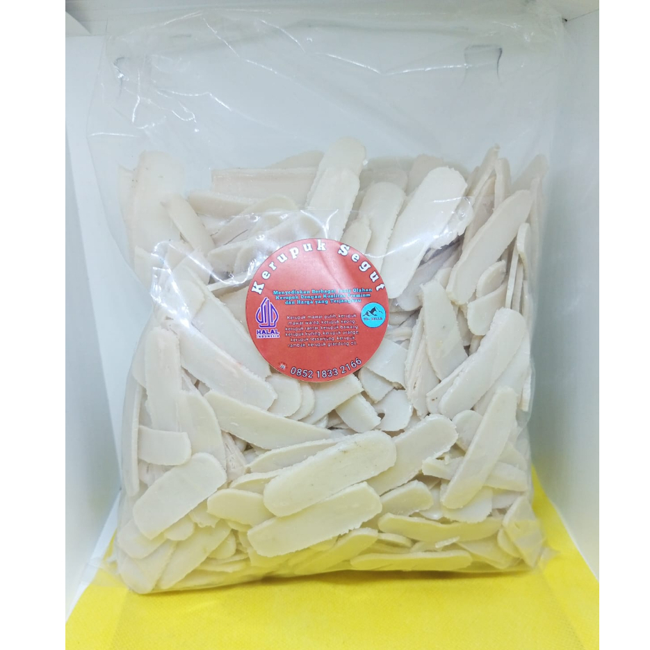 

KERUPUK MEKAR MENTAH / KRUPUK KERING / KERUPUK BAWANG LIDAH PUTIH 500/1000GR