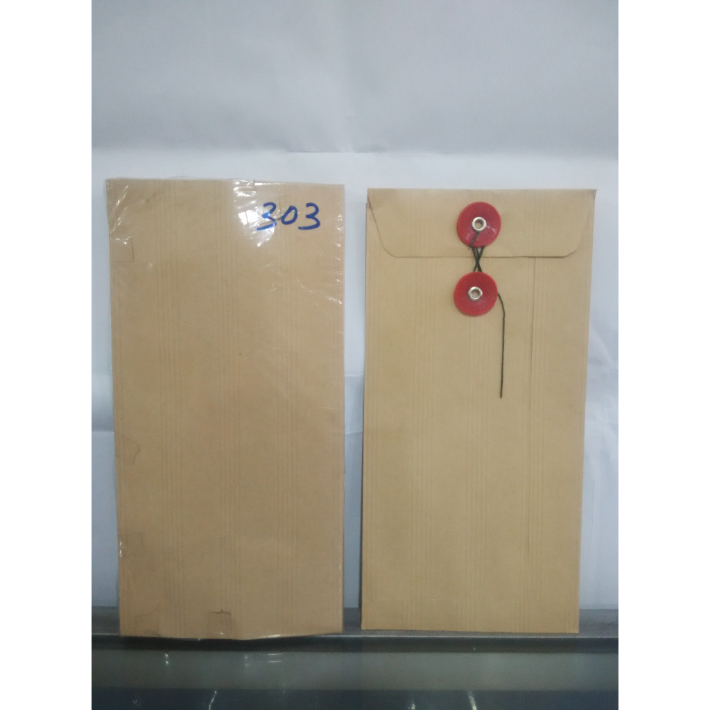 

Amplop coklat polos tebal pakai tali 303 (12 x 24 cm)