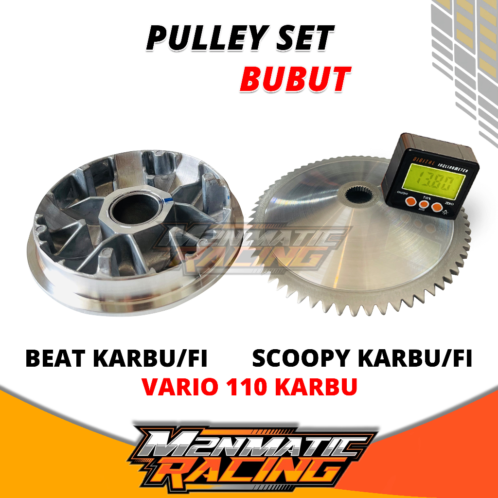 RUMAH ROLLER BEAT KARBU PULLEY BUBUT CUSTOM SCOOPY Fi - KARBU RUMAH ROLLER VARIO 110 RACING KERUK JA