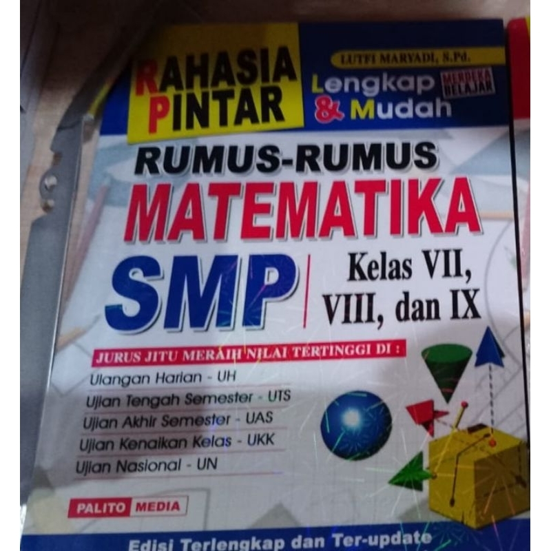 RUMUS RUMUS MATEMATIKA SMP