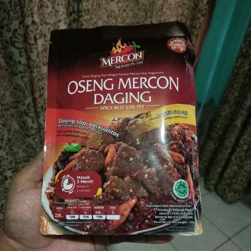 

oseng mercon daging