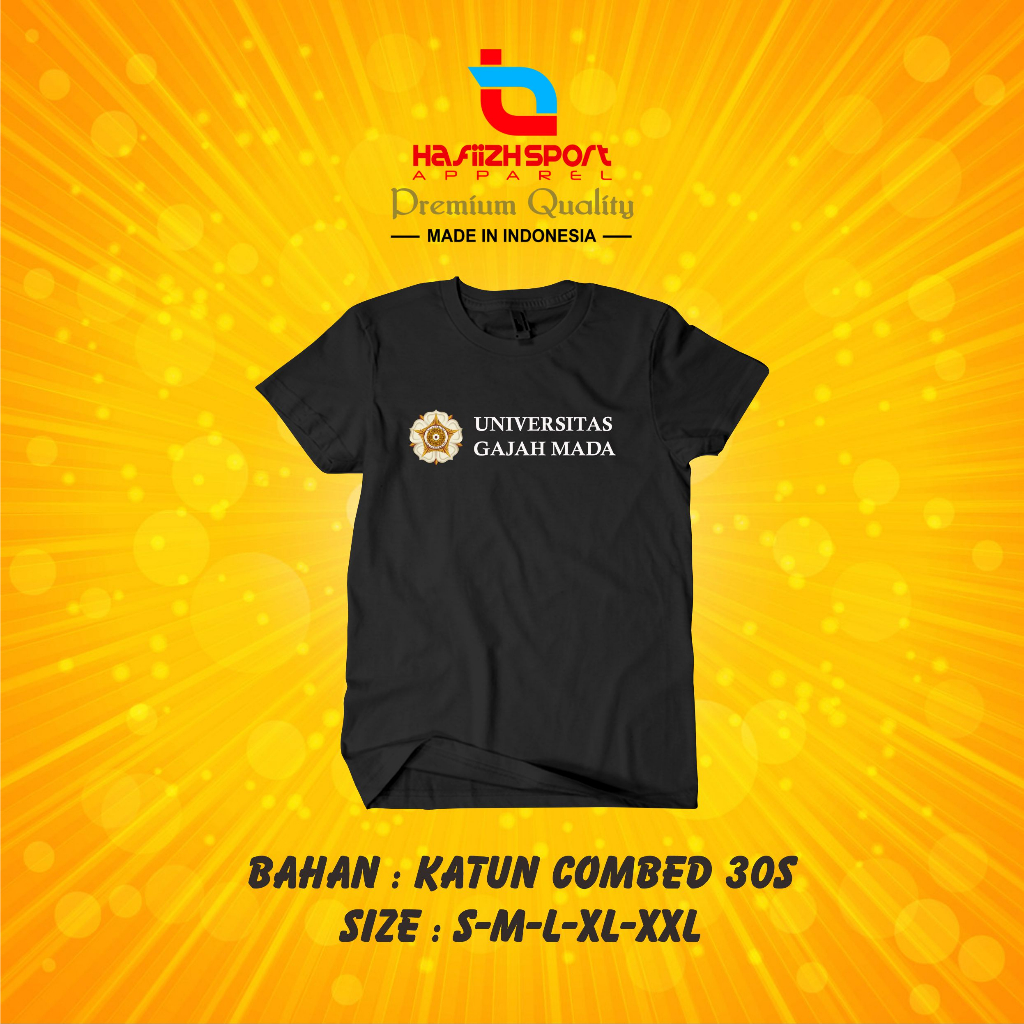 KAOS BAJU UGM UNIVERSITAS GAJAH MADA PREMIUM