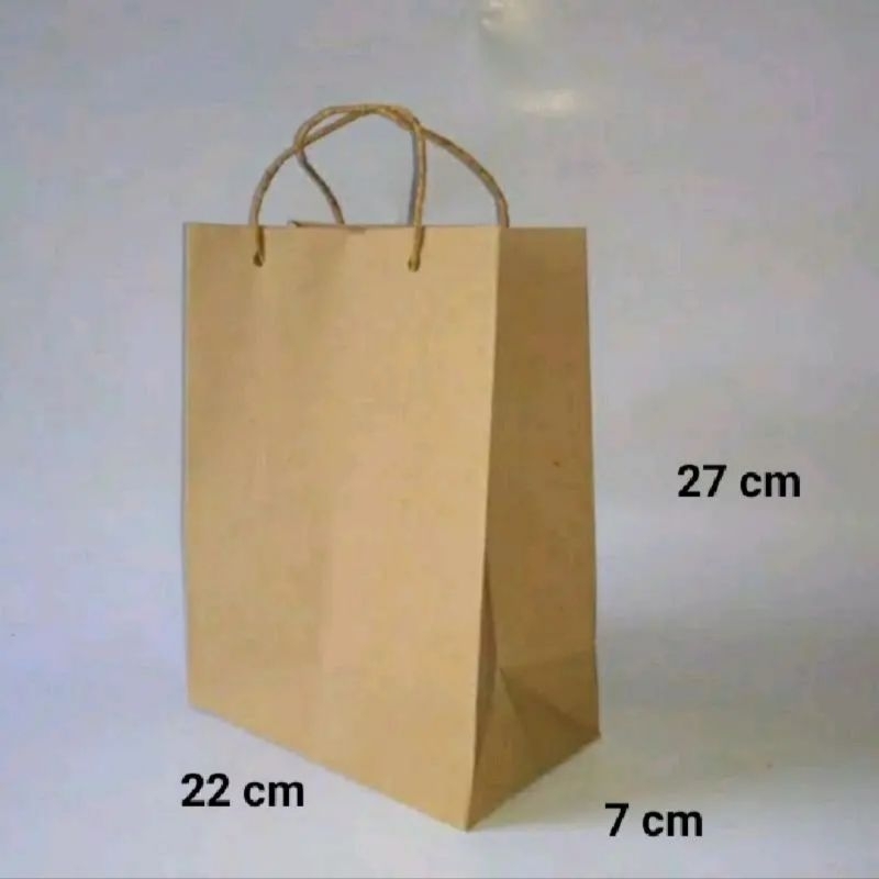 

Paper bag coklat polos