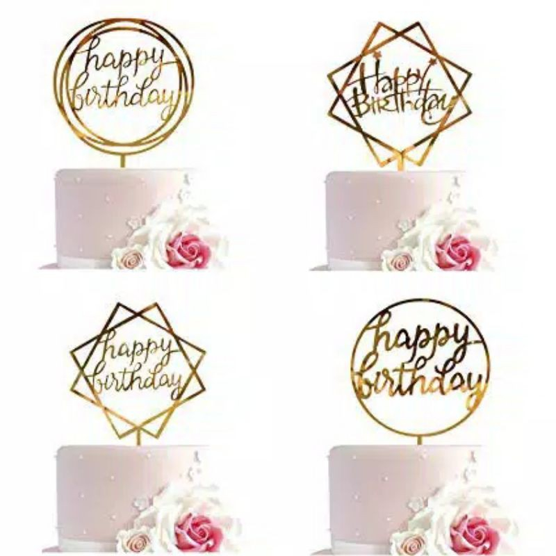 Topper Kue / Happy Birthday / Topper Happy Birthday