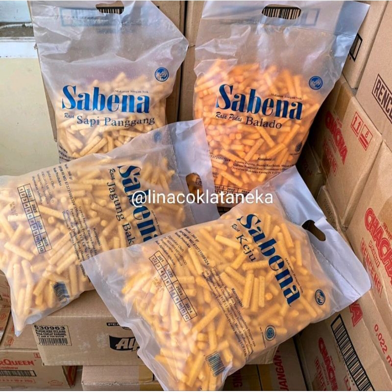 

Stik Sabena makanan ringan 5x360gm 1karton