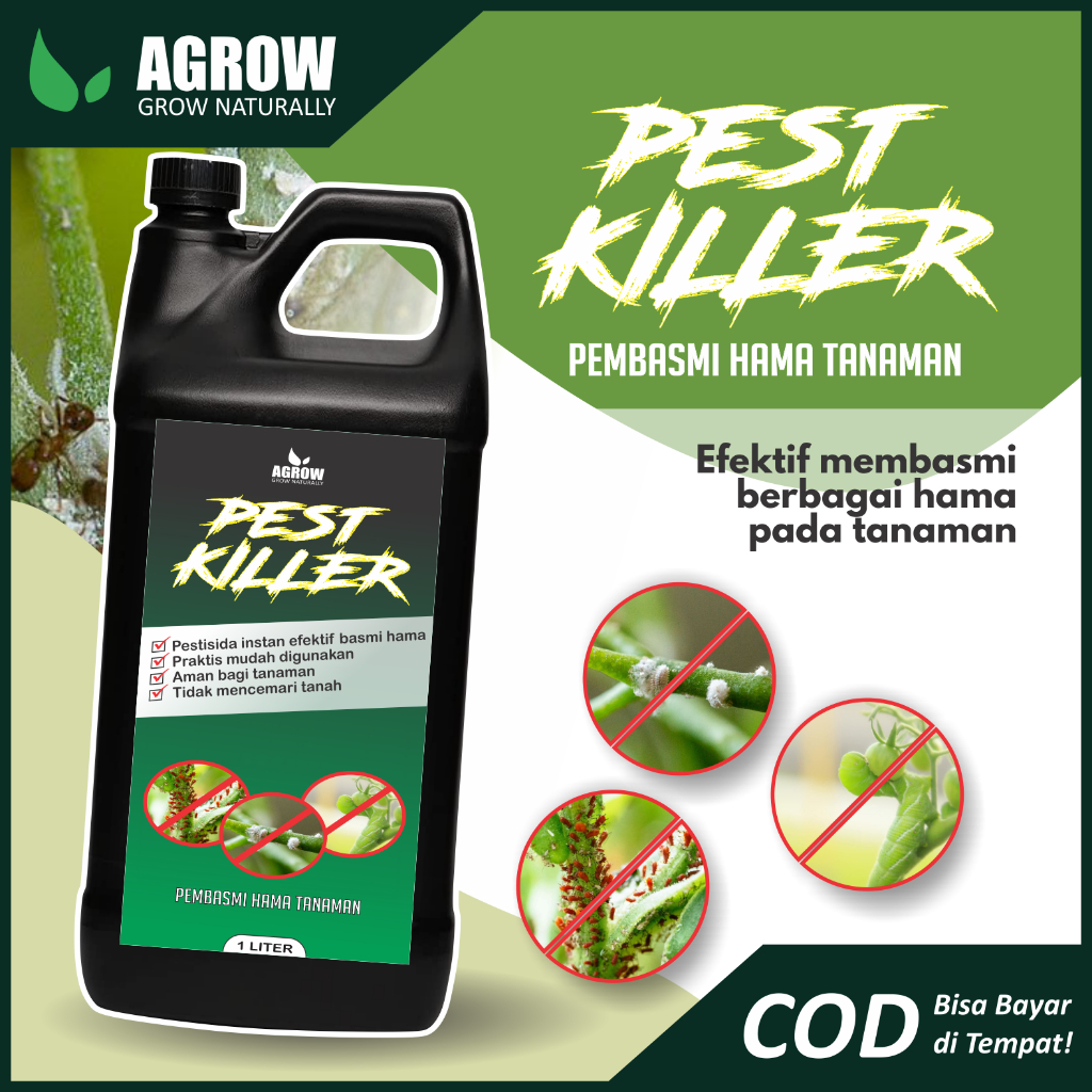 Insektisida Pembasmi Hama Tanaman Siap Pakai Fungisida Tanaman Hias Pencegah Kutu Putih, Ulat, Semut