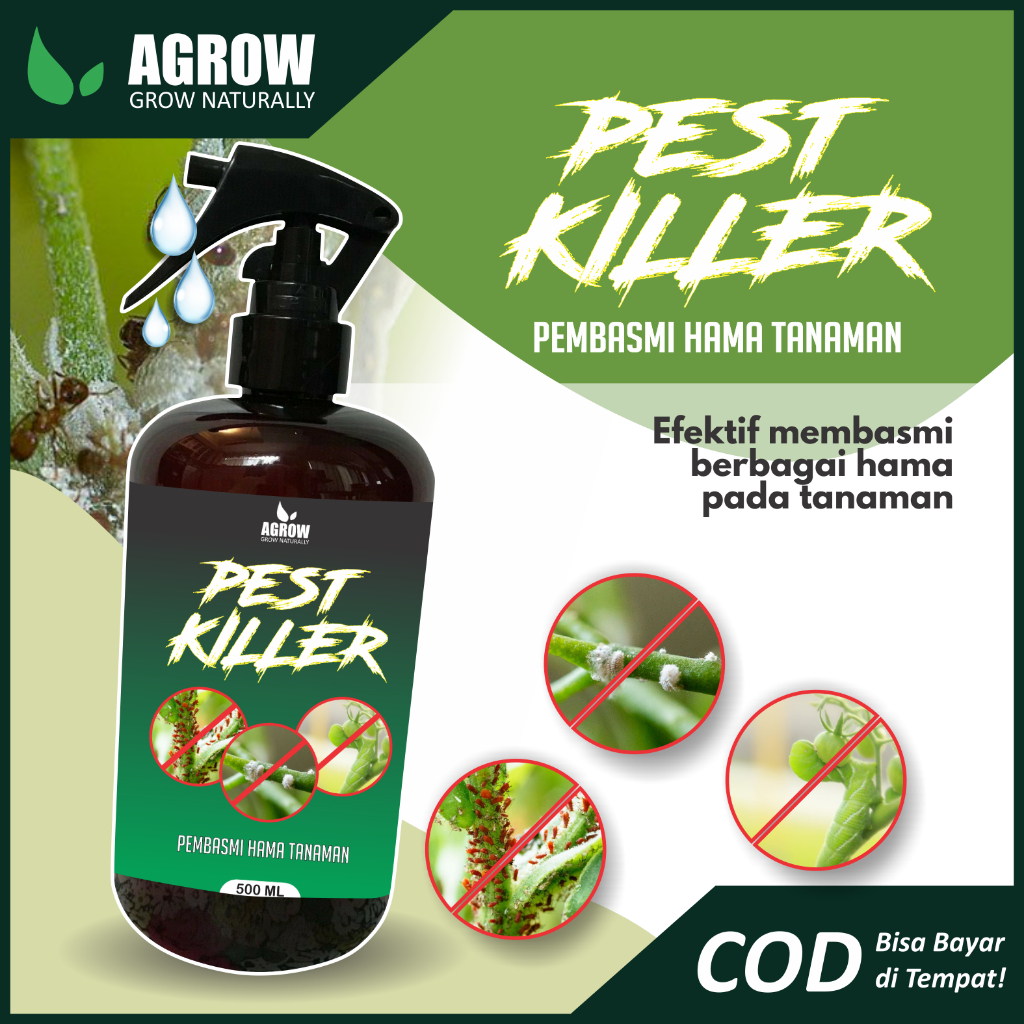 Insektisida Pembasmi Hama Tanaman Siap Pakai Fungisida Tanaman Hias Pencegah Kutu Putih, Ulat, Semut