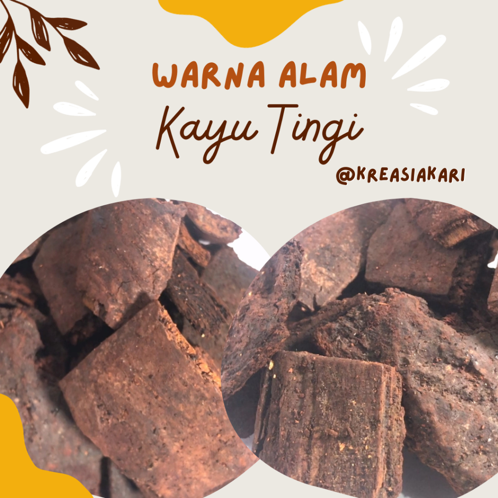 [WARNA ALAM] BAHAN ALAM WARNA COKLAT KEMERAHAN TINGI Per KG