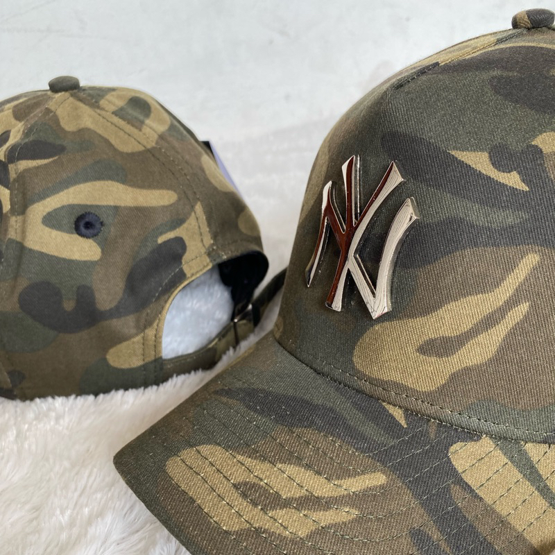 TOPI NY ARMY LOGO SILVER BESI ORIGINAL PREMIUM