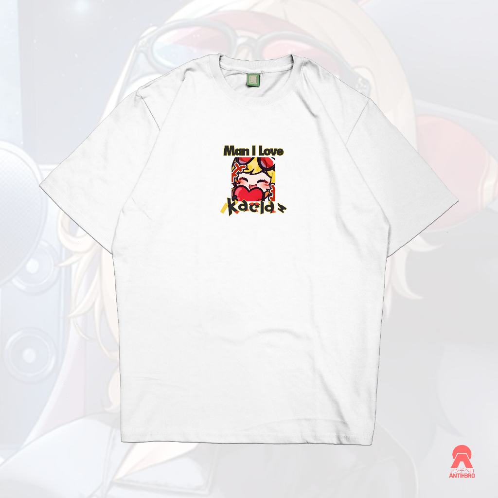 Kaos MILK Man I Love Kaela Kovalskia Hololive Holo ID Baju Vtuber T-Shirt Antihero Cloth