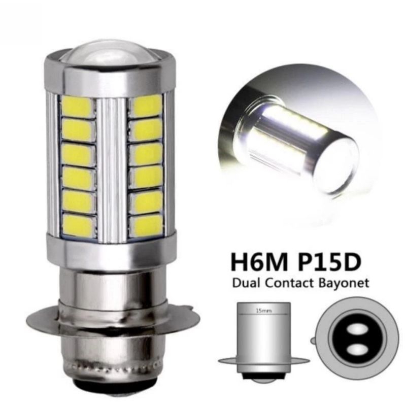 Lampu Depan LED 33Mata H6 Buat Motor Bebek dan Matic Universal