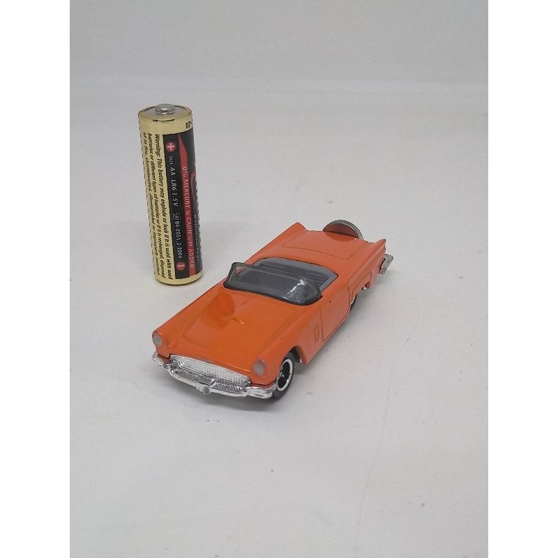 MOBIL DIECAST MATCHBOX 1957 THUNDERBIRD ORANGE