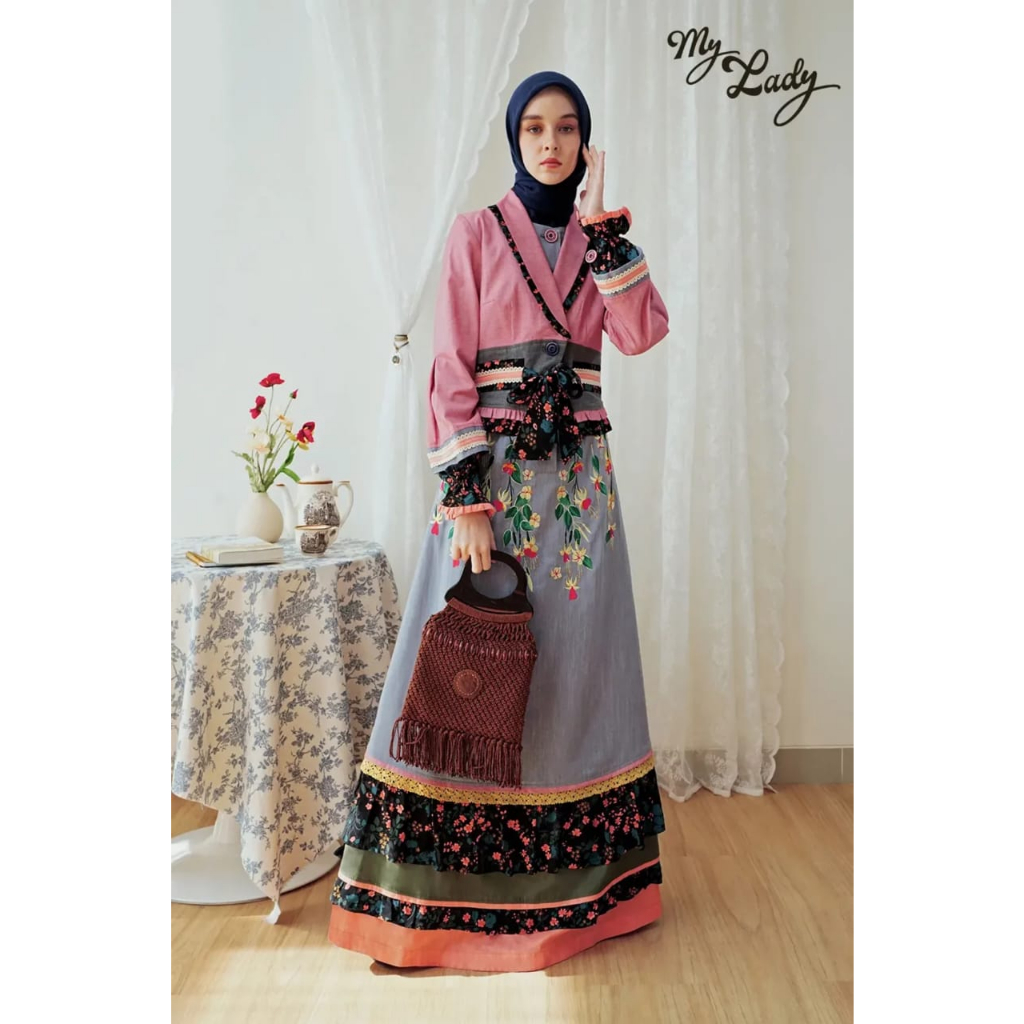 Tuneeca Bergenia T-0523002 / Tuneeca My Lady / Gamis Kekinian