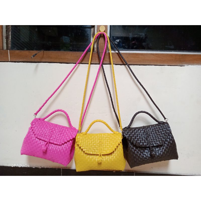 NTJ//Tas Jali//Tas Anyaman Jali//Tas Selempang Jali /Sling Bag Anyaman Jali