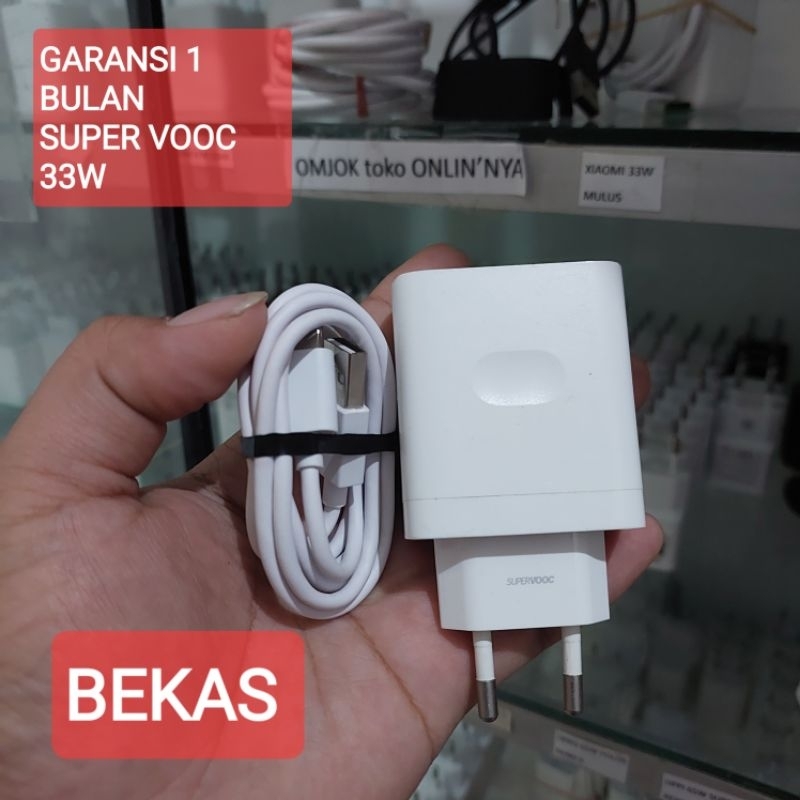 Charger Oppo Copotan A38 A58 Original 33W Super vooc  bawaan Asli 1000%