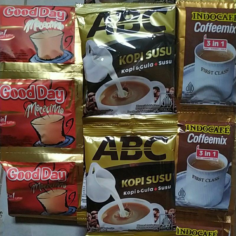 

kopi abc/good day/coffemix