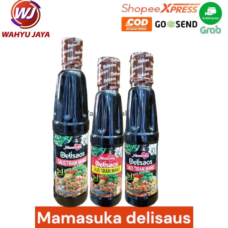 

mamasuka delisaus saus tiram manis 130 ml,260 ml