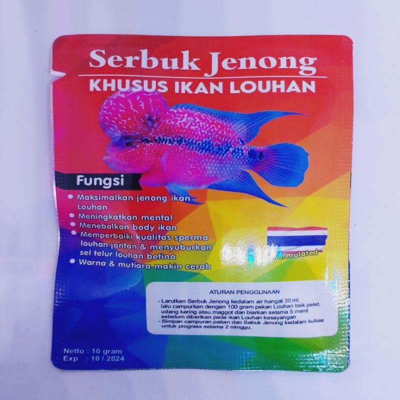 SERBUK JENONG untuk ikan louhan