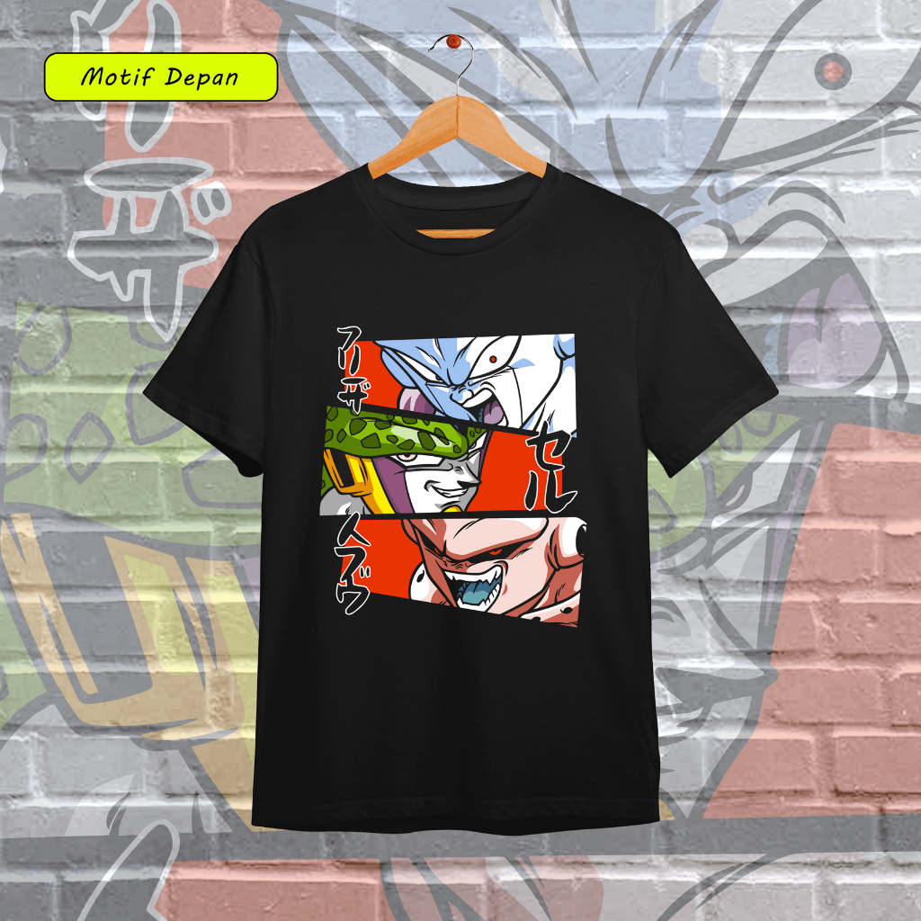 KAOS DRAGON BALL - V1 - KAOS DISTRO ORIGINAL - GIMZIX APPAREL