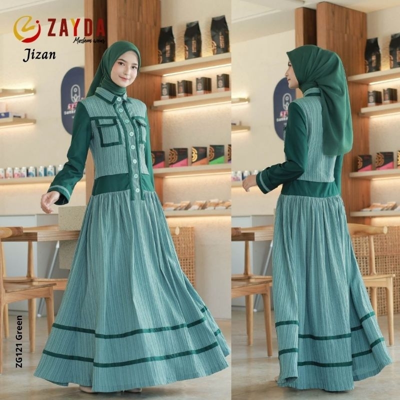 gamis zayda 2023 / Jizan Gamis by Zayda / zayda / gamis kekinian / gamis modern / baju pesta / dress