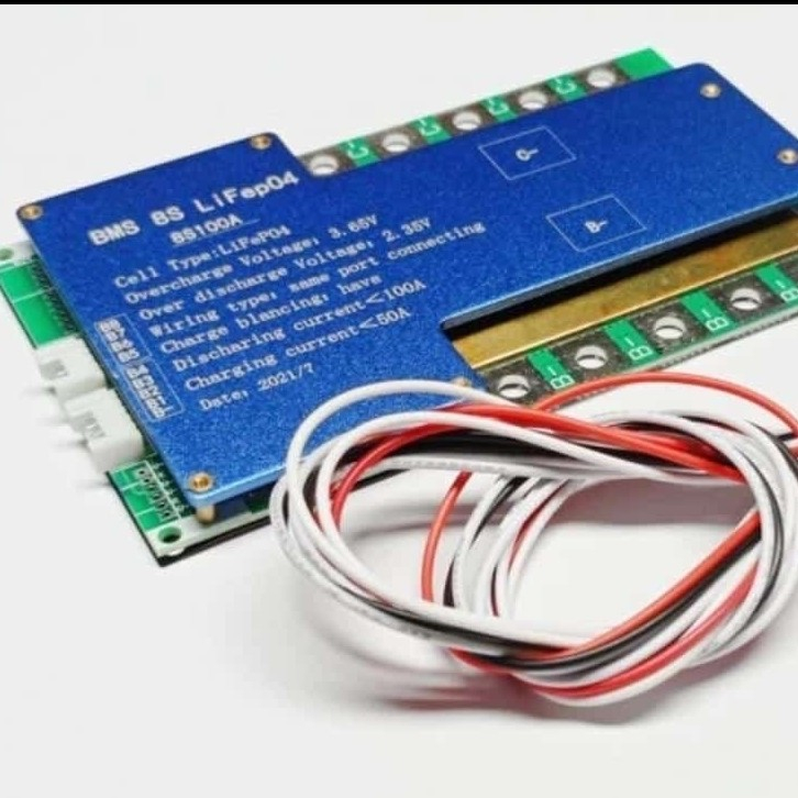 BMS Lithium Lifepo4 24V 8S 100A High Performance