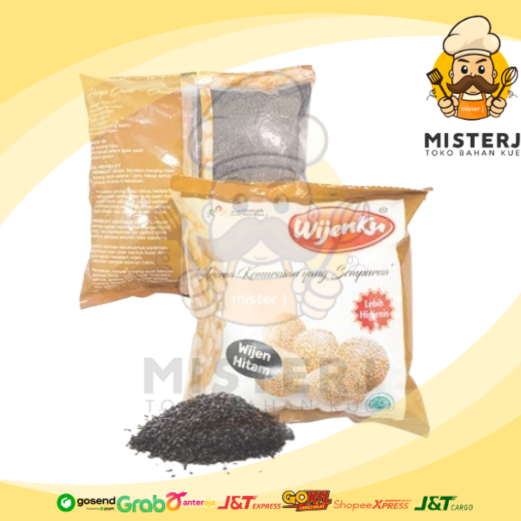 

Wijenku | Black Sesame | 250 Gram | Wijen Hitam Kemasan Sachet