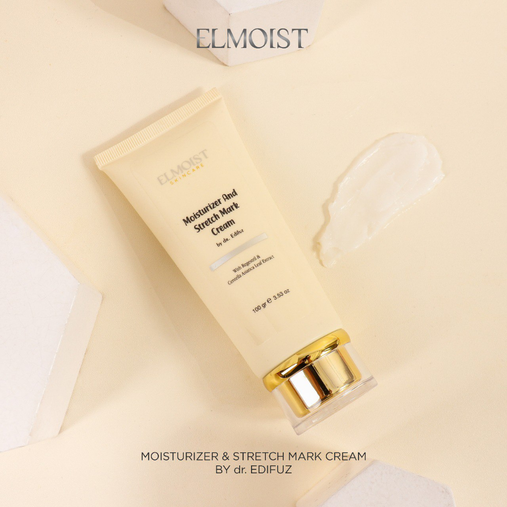 Elmoist - Stretchmark Cream | Lotion Perawatan Strechmark | Bekas Luka Strechmark |