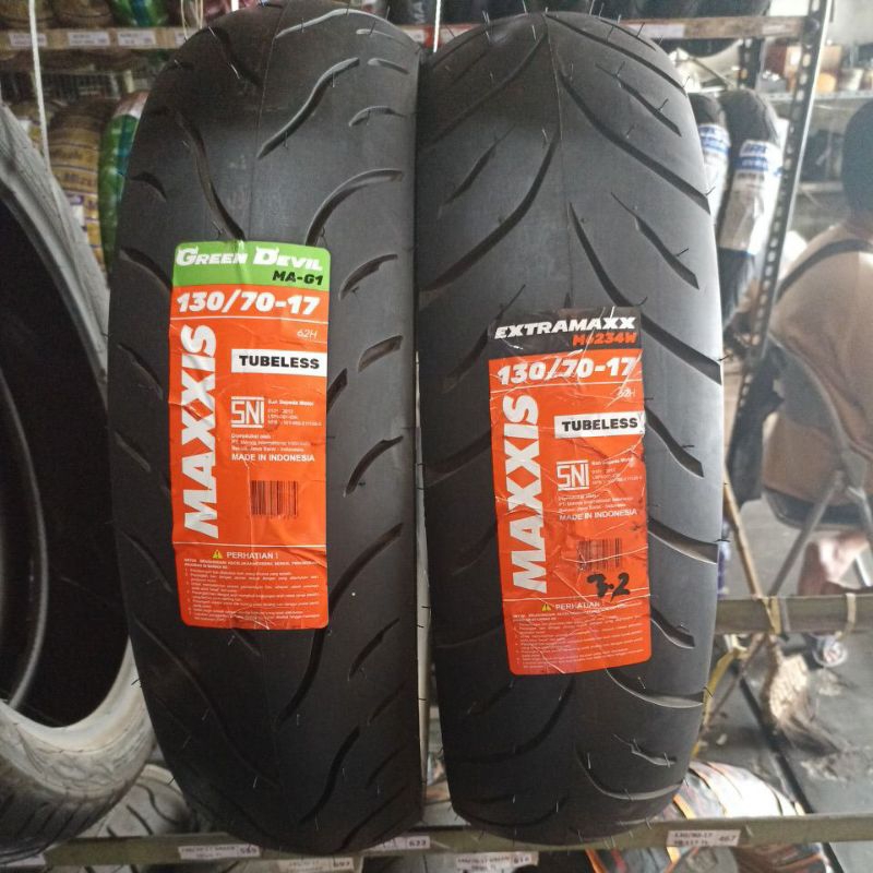 Ban Maxxis 130/70-17 Green Devil / 130 70 17 Extramaxx Tubeless