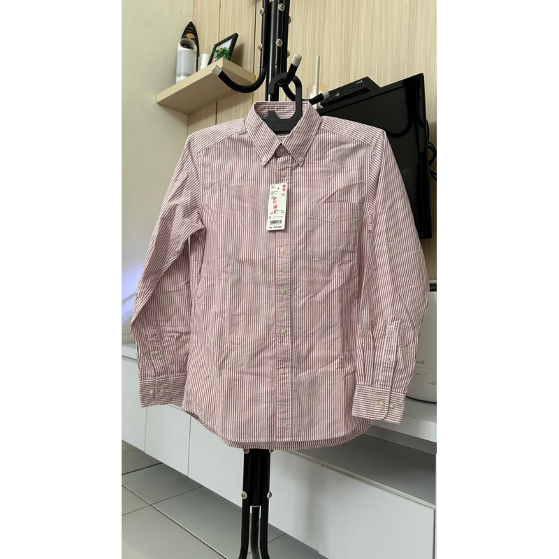 UNIQLO - Kemeja Oxford garis