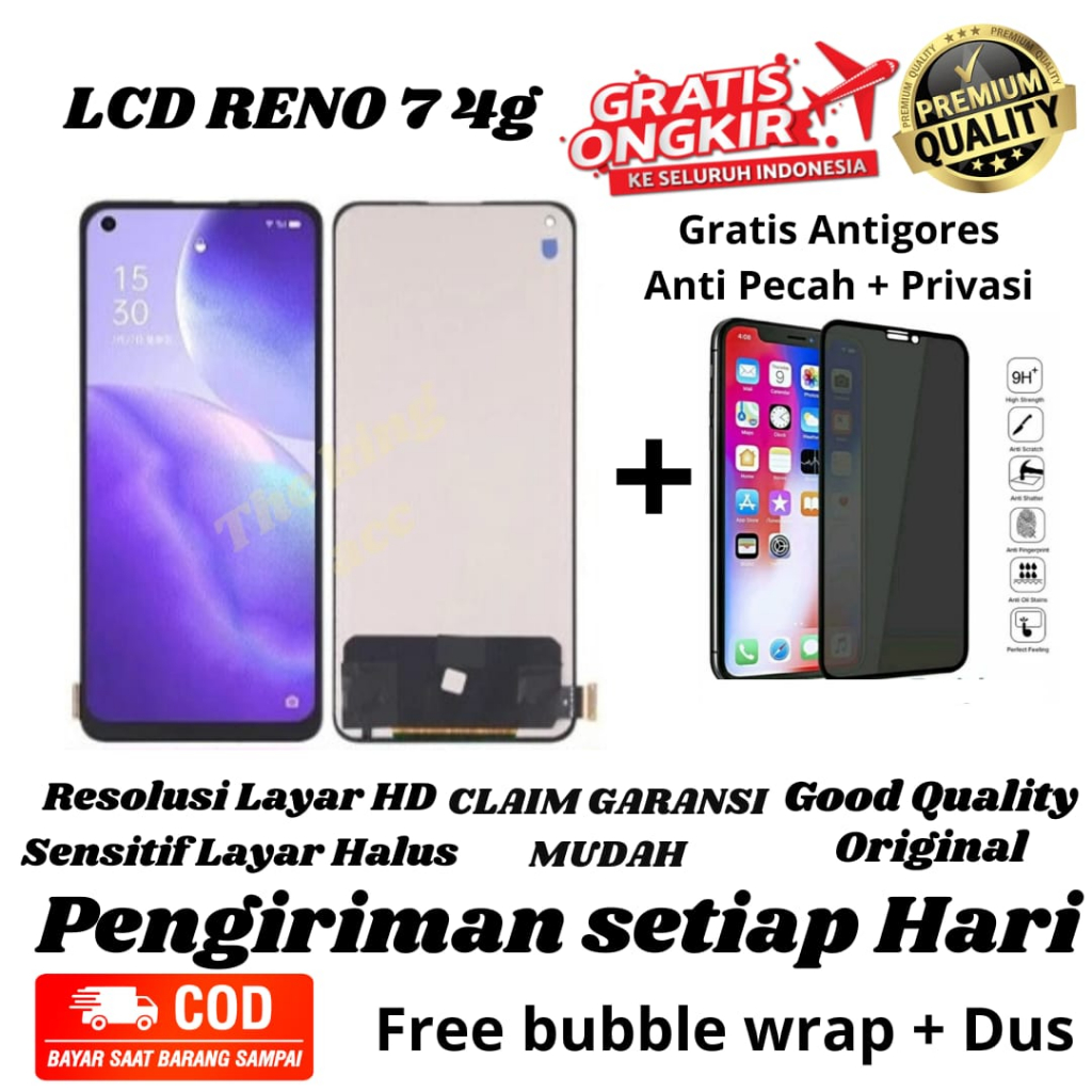 Lcd Touchscreen Oppo Reno 7 4G / Lcd Oppo Reno 7 4G Original