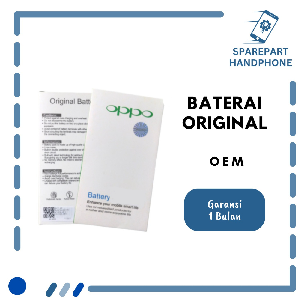 BATERAI ORI 100% NEW OPPO A57 2016/A39/BLP619