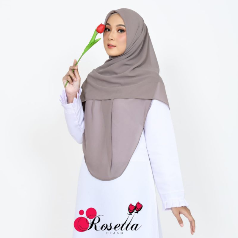 Hijab Segiempat Oval 130 x 130 Ceruty Babydoll/Segiempat Syar'i/Segiempat Jumbo