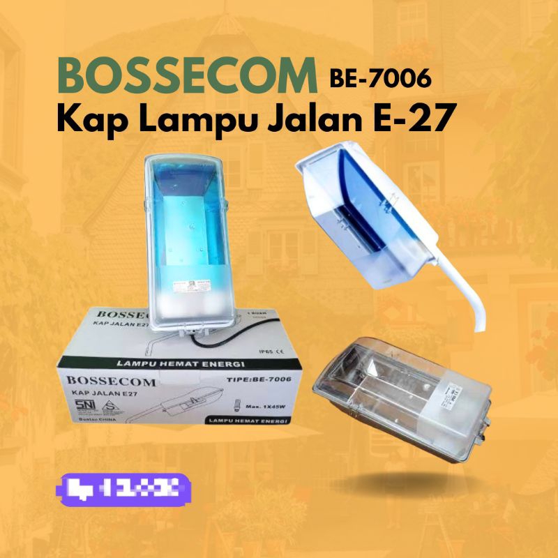 Kap Lampu Jalan E27 Bossecom BE-7006