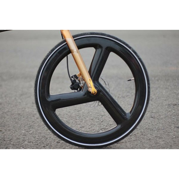 LUCE 451 CR02D SUPERLIGHT CARBON Disc Brake Wheelset Sepeda Lipat Seli Folding Bike