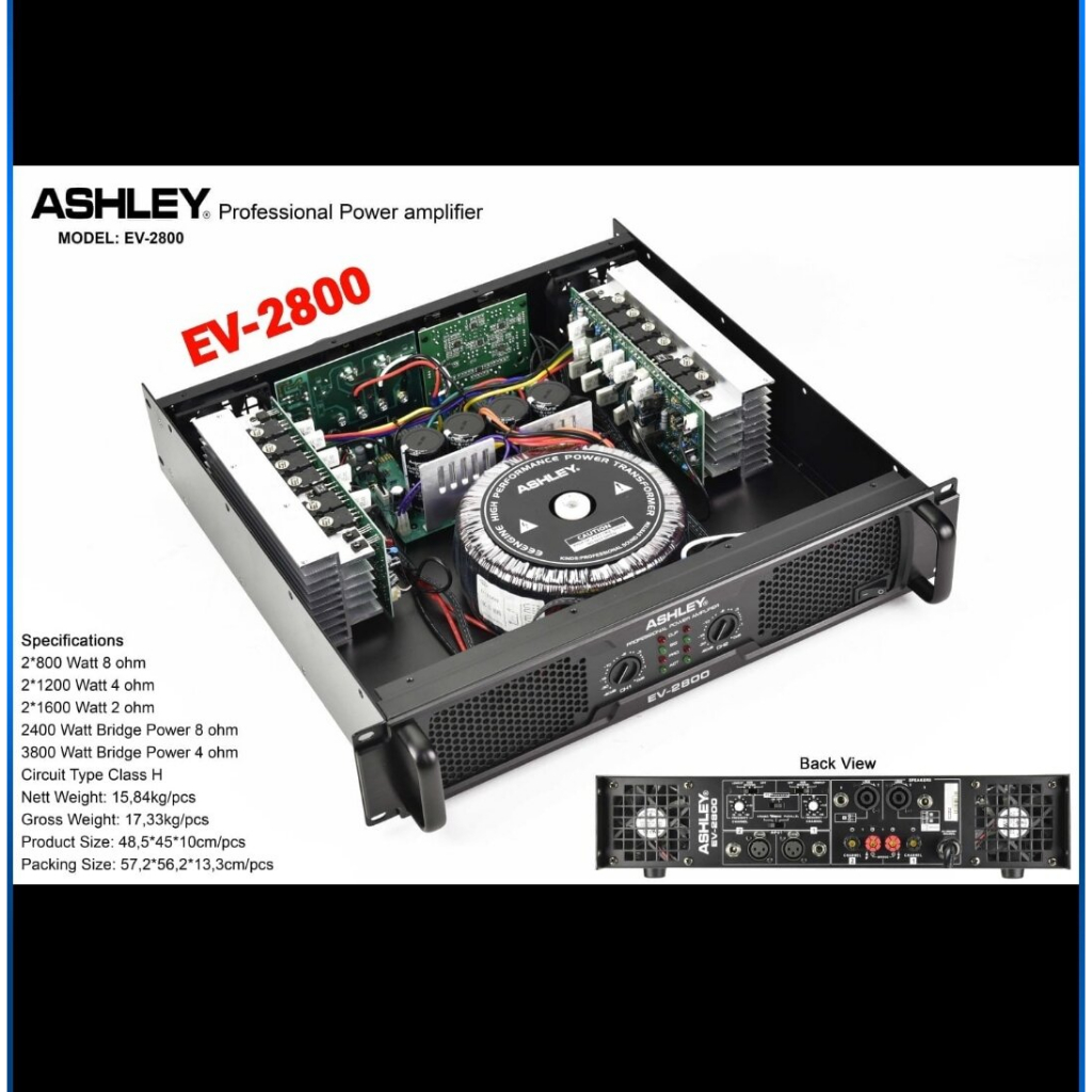 Power Ashley EV2800 Ashley EV 2800 Class H Original